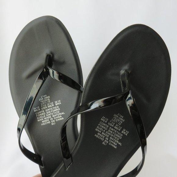 Black Flip Flops Plus 2 Pairs Wrapcessory Flip Flop Clips...425 - Picture 6 of 9